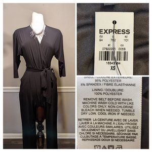 Black Express Jumpsuit Size XS NWT